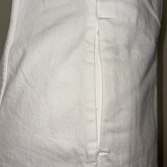 BANANA REPUBLIC White Sleeveless Denim Button Up Dress Size Small NWT - Picture 11 of 17